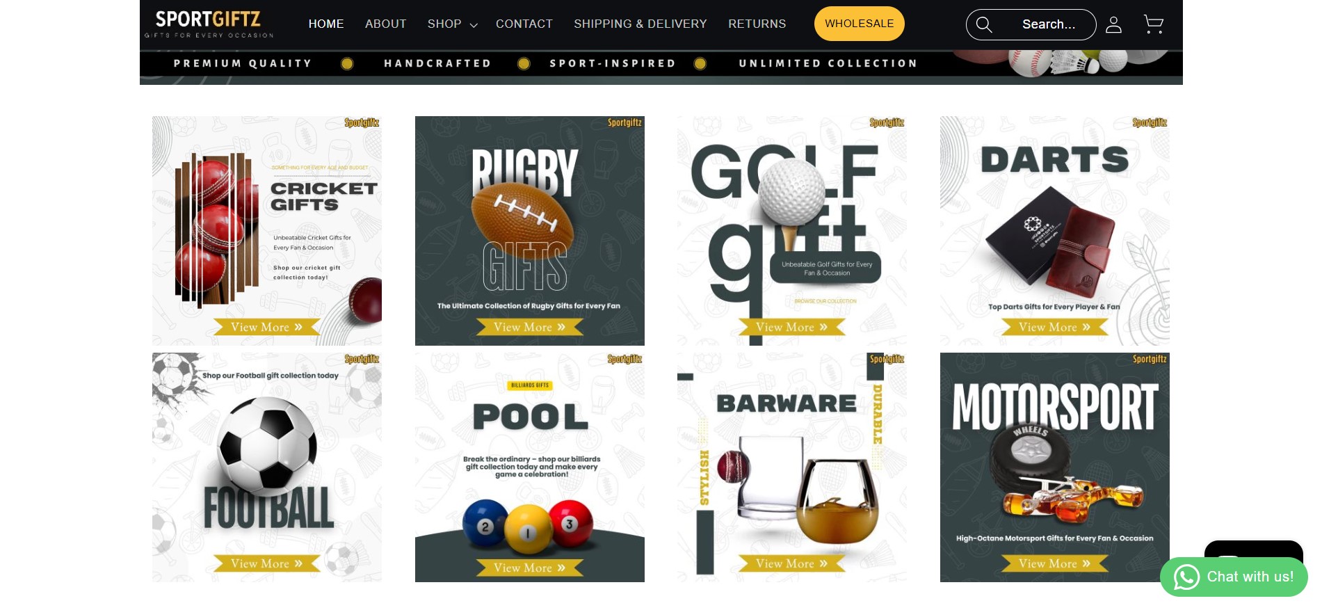 Sportgiftz – Shopify eCommerce Store