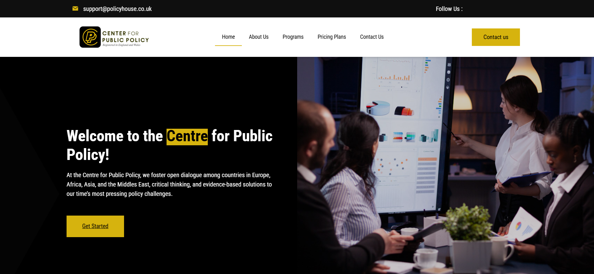 Policy House Consultation Website